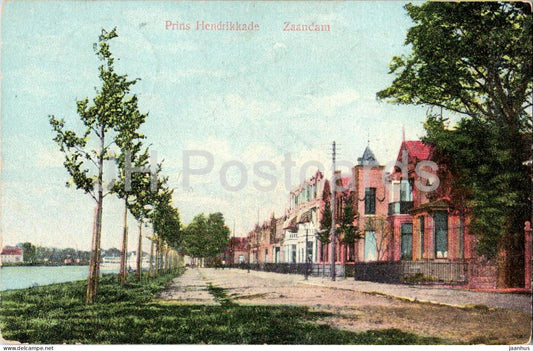 Zaandam  - Prins Hendrikkade - Prince Hendrik Quay - 913 - old postcard - Netherlands - used - JH Postcards