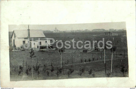 Strasshof a d Nordbahn - Small farm with field - old postcard - 1934 - Austria - used - JH Postcards
