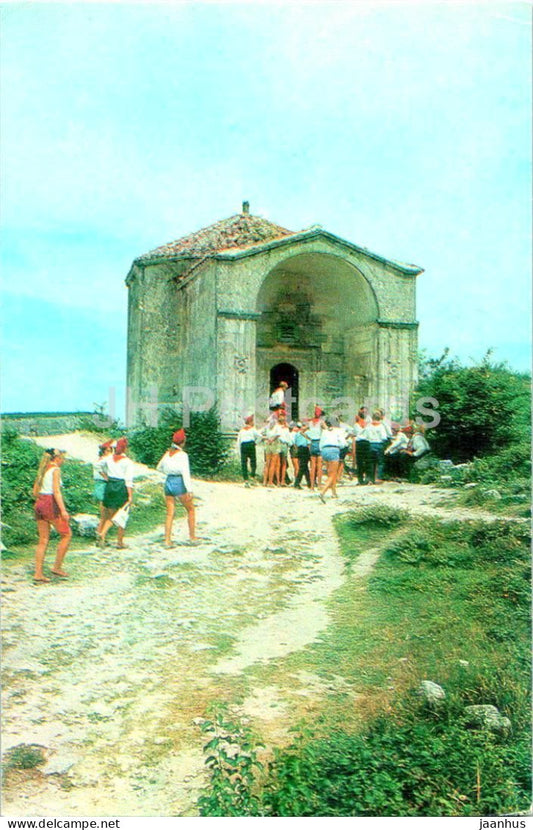 Bakhchisaray Historical Museum - Chufut-Kale cave town - Canike Hamim Mausoleum - Crimea - 1977 - Ukraine USSR - unused - JH Postcards