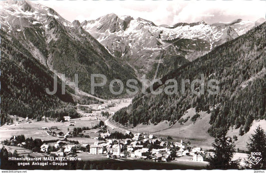 Hohenluftkurort Mallnitz 1200 m gegen Ankogel Gruppe - village - Alps - mountains - 5002 - 1968 - Austria - used - JH Postcards
