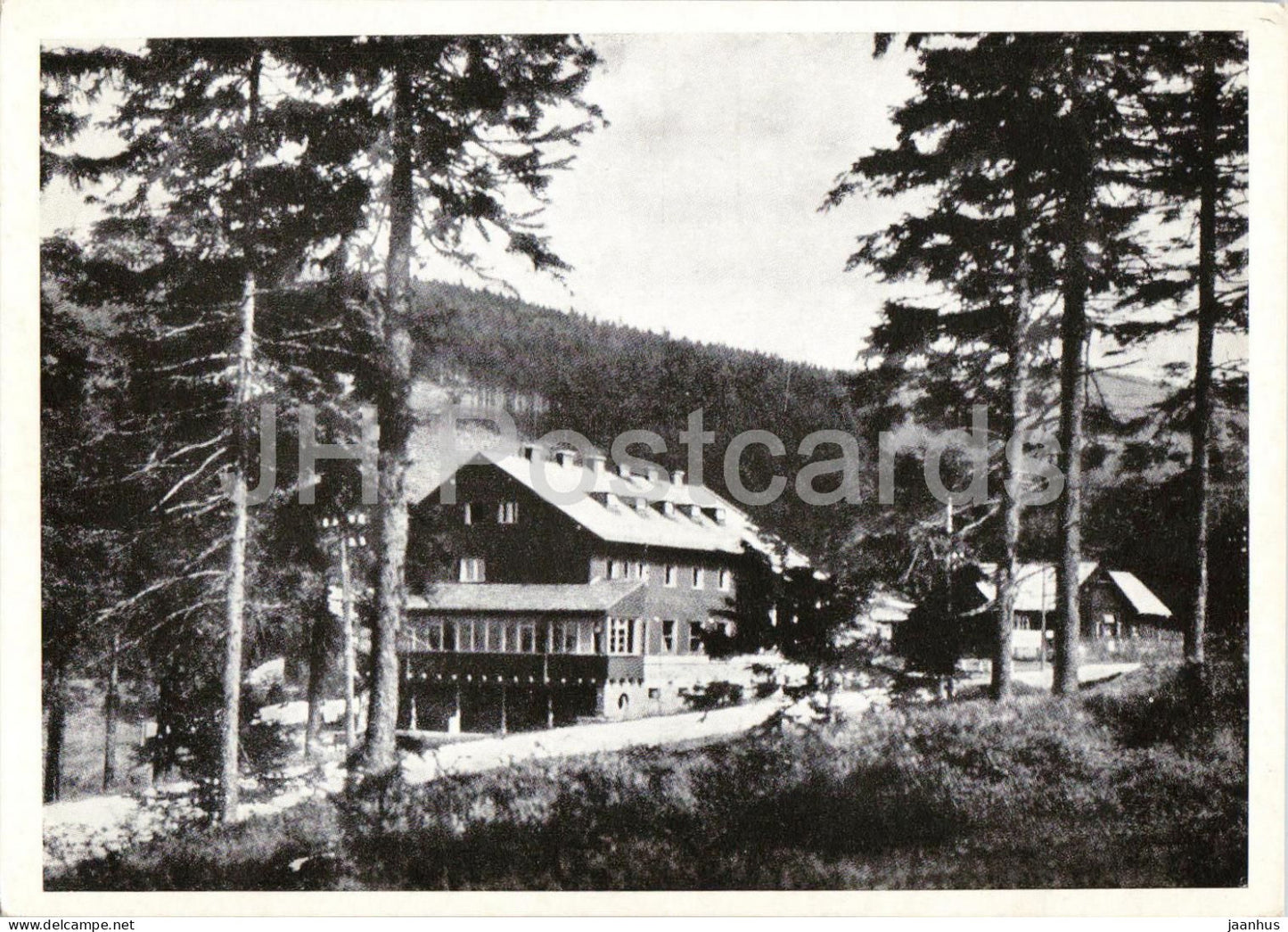 Jugendherberge am Roten Berg - Altvater - Youth Hostel - Schlesien - Silesia - old postcard - Poland - unused - JH Postcards