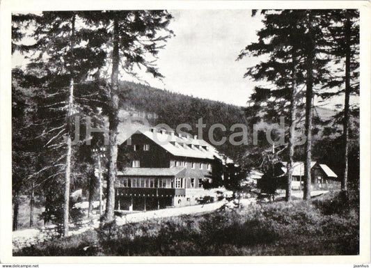 Jugendherberge am Roten Berg - Altvater - Youth Hostel - Schlesien - Silesia - old postcard - Poland - unused - JH Postcards
