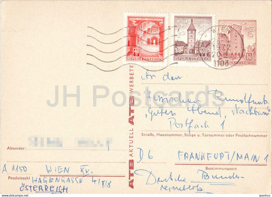 ATB Aktuell - Hessischer Rundfunk - Guten abend Nachbarn - 2 - postal stationery - 1972 - Austria - used - JH Postcards