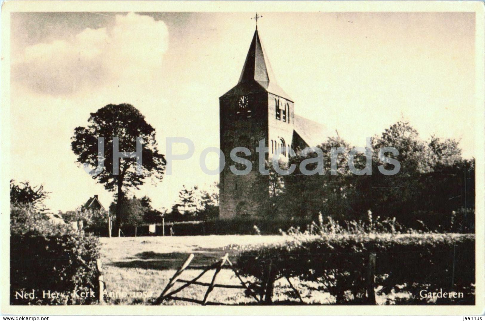Garderen - Ned. Herv. Kerk - Dutch Reformed Church - old postcard - 1955 - Netherlands - used - JH Postcards