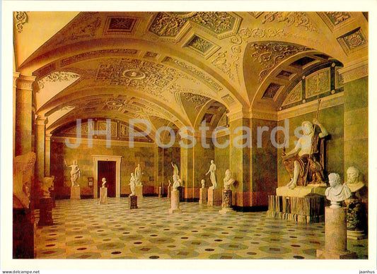 Leningrad - St Petersburg - The Jupiter Room in the New Hermitage - museum - 1984 - Russia USSR - unused - JH Postcards