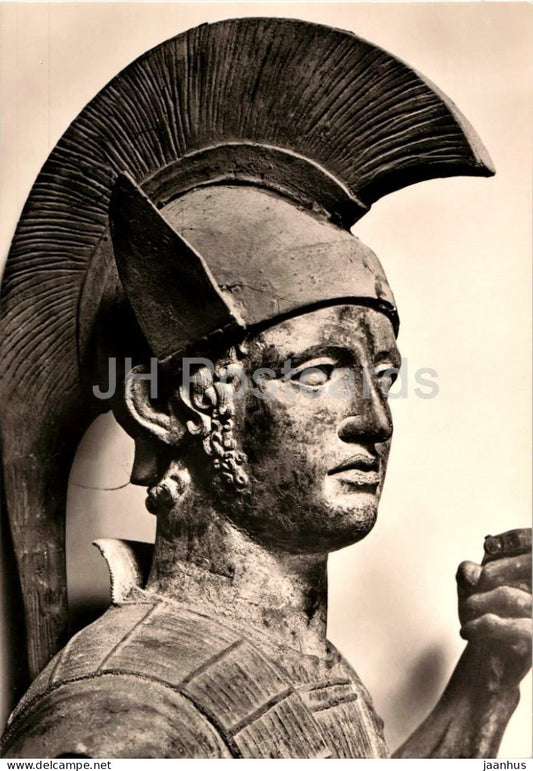 Etruscan bronze statue of Mars from Todi - Statue des Mars - ancient world - Germany - unused - JH Postcards