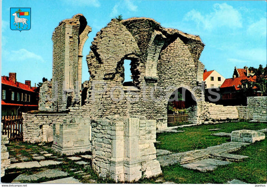 Visby - St Hans och St Peters ruiner - Gotland - 24744 - Sweden - unused - JH Postcards