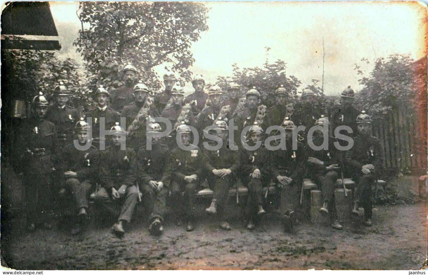 Radentheiner Feuerwehr Feuerwehren Gruppenfoto - Feuerwehr - firefighters - photo - old postcard - Austria - unused - JH Postcards