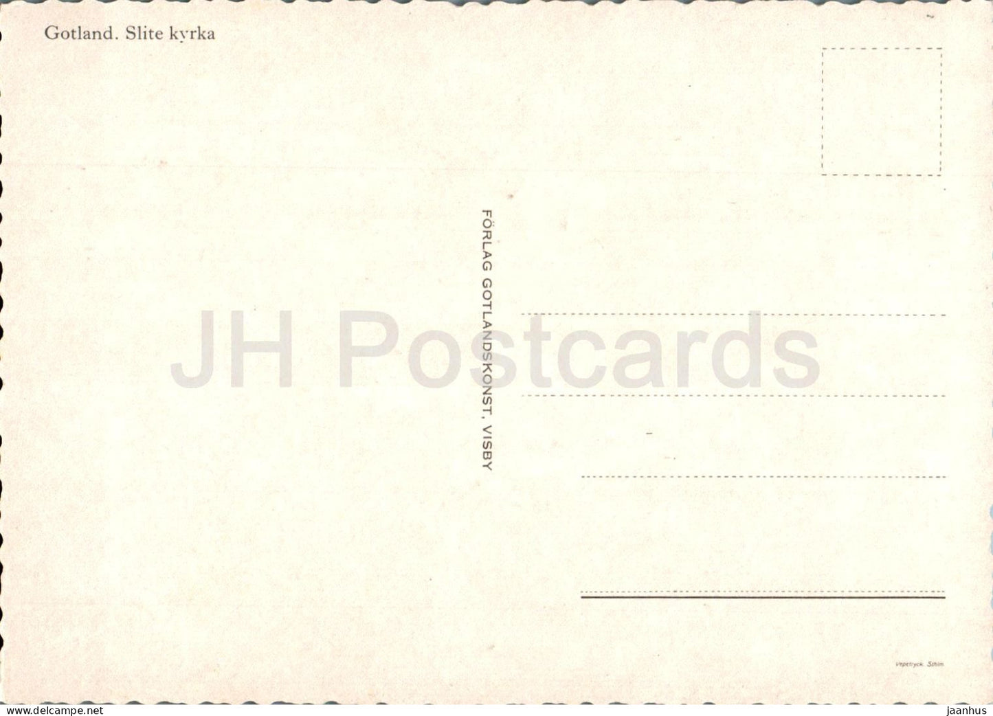 Gotland - Slite kyrka - church - Sweden - unused