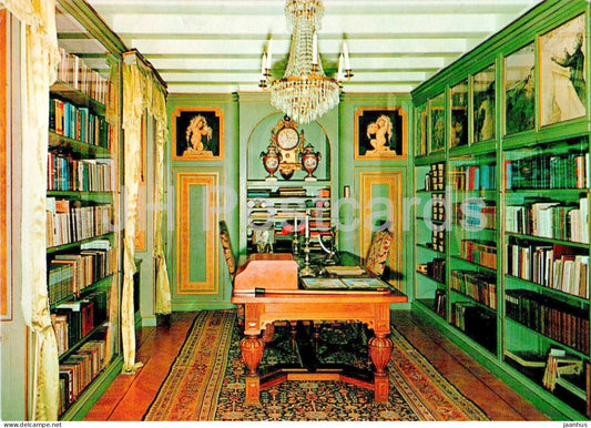 Marbacka - Selma Lagerlof Home - The Library and the work room - V 79 - Sweden - unused - JH Postcards