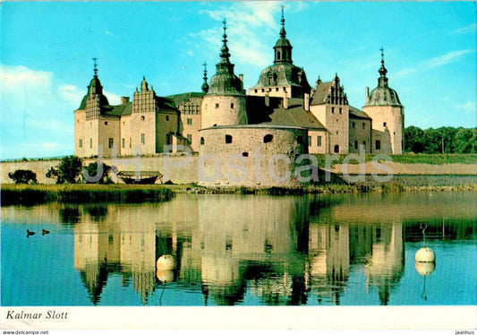 Kalmar Slott - castle - 511 -1988 - Sweden - used - JH Postcards