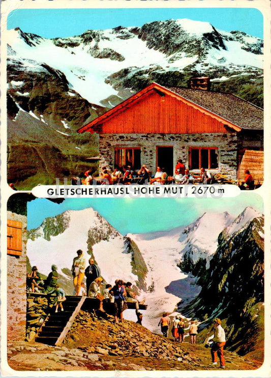 Gletscherhausl Hohe Mut 2670 m - Endstation - 22.01. - 1968 - Österreich - gebraucht 