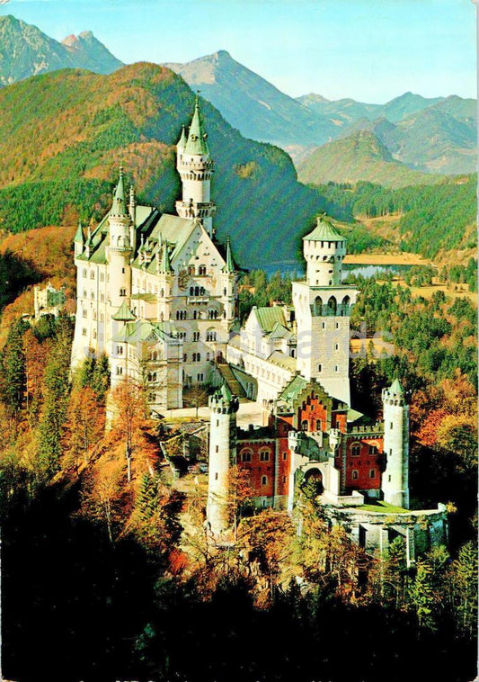Konigsschlosser Neuschwanstein und Hohen Schwangau - château - 228 - 1984 - Allemagne - utilisé 