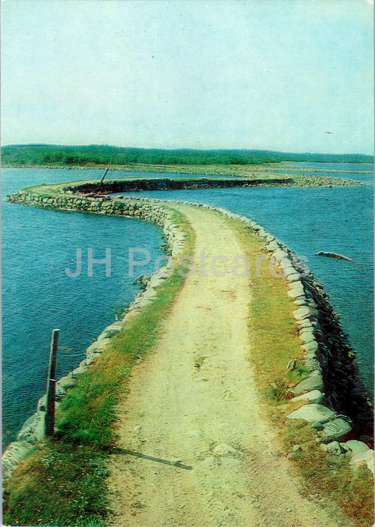 Région d'Arhangelsk - Îles Solovetsky - Barrage de Muksalmskaya - 1988 - Russie URSS - inutilisé 