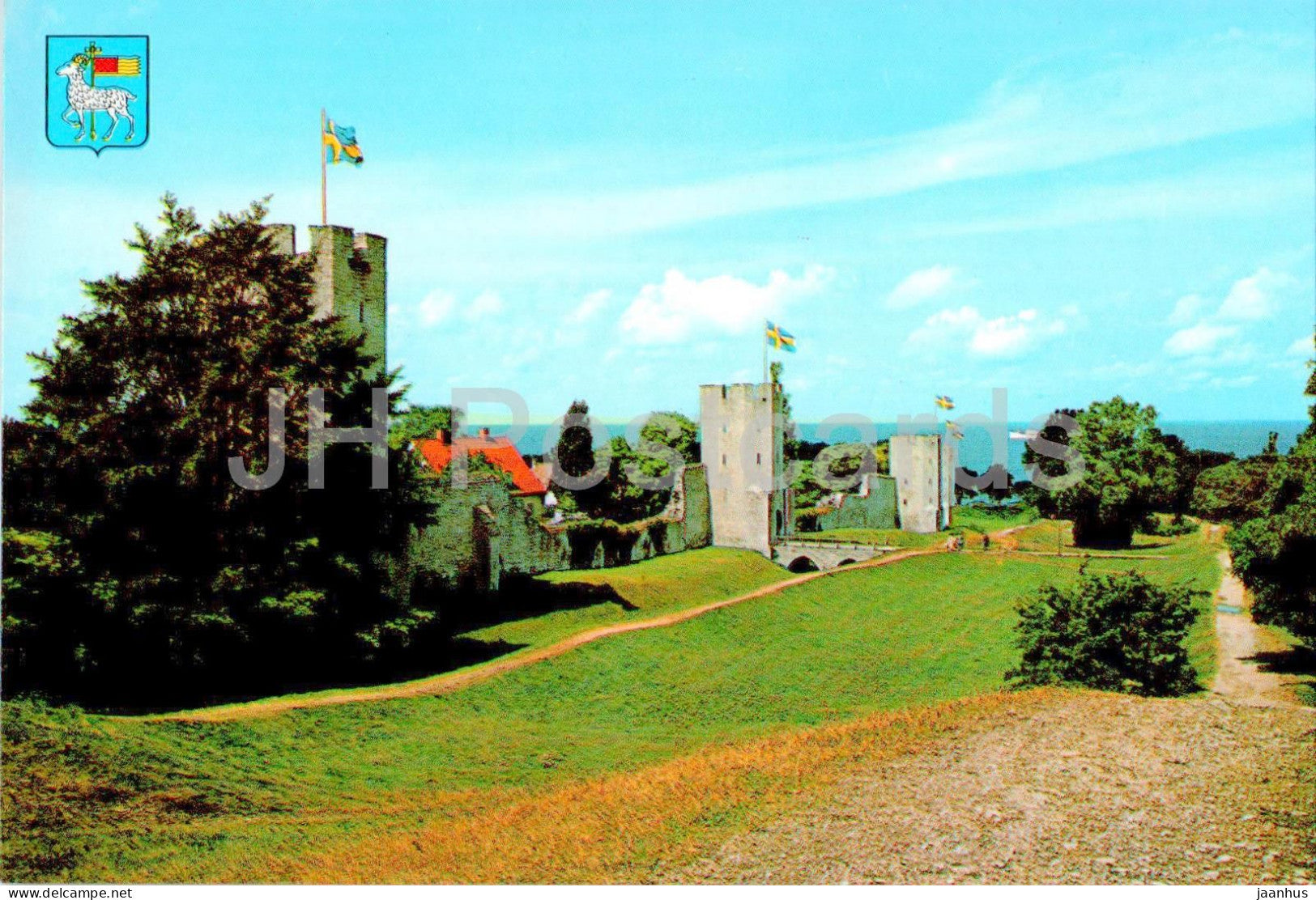 Visby - Norra Muren - Gotland - 8143 - Sweden - unused - JH Postcards