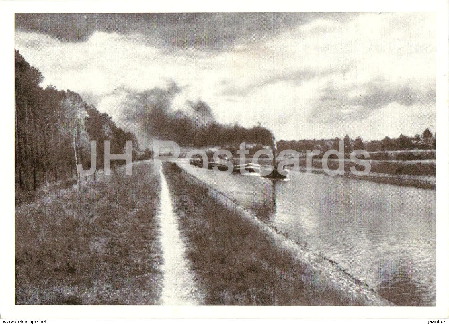 Blechhammer OS. - Kedzierzyn Kozle Klodnitzkanal - Klodnitz Canal - Schlesien - Silesia - old postcard - Poland - unused - JH Postcards