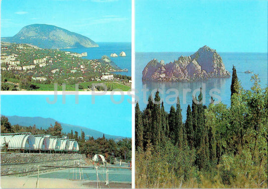 Gursuf - Mehransicht - Krim - Ganzsache - 1985 - Ukraine UdSSR - unbenutzt 