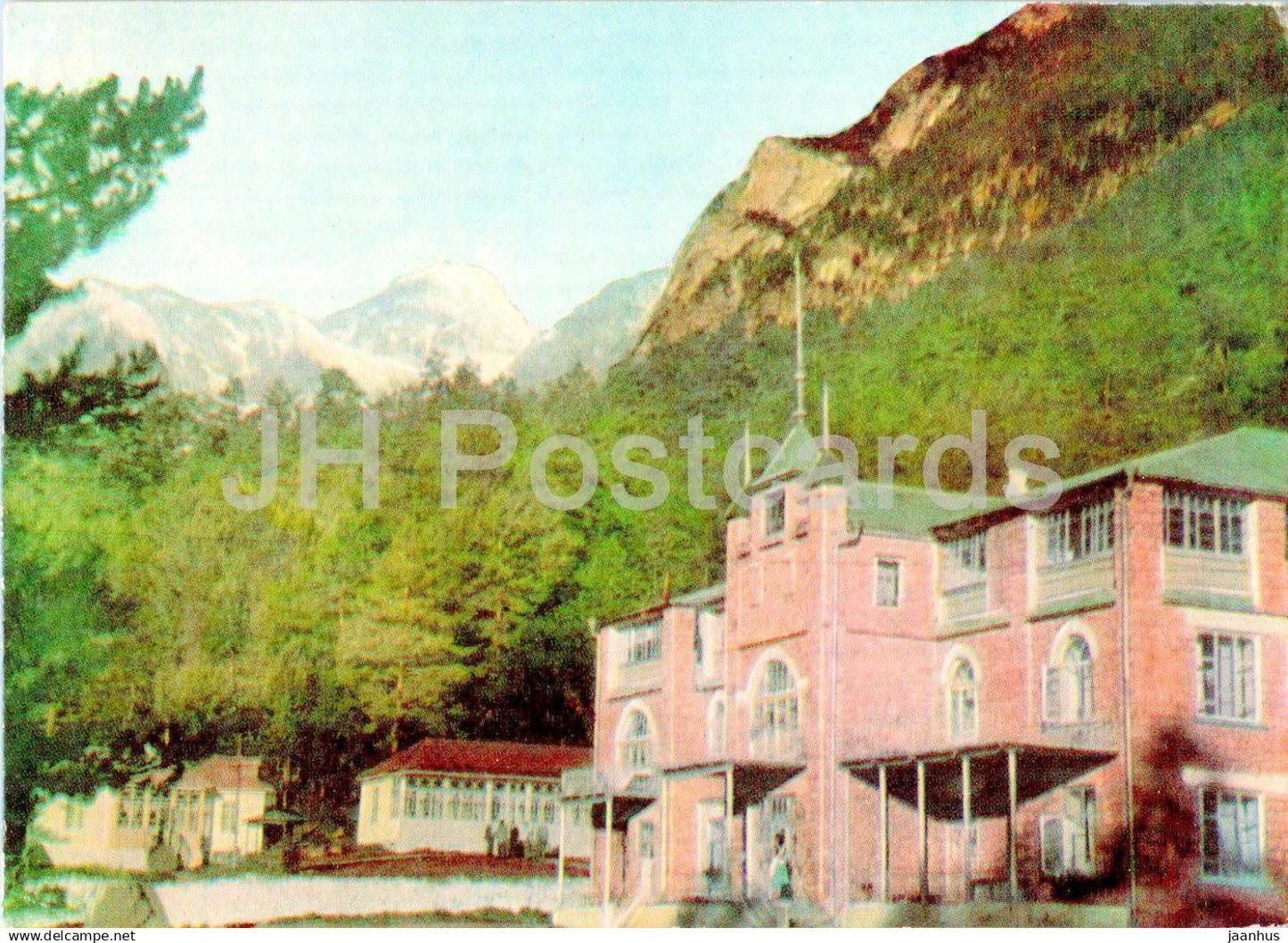 Vladikavkaz - Ordzhonikidze - Holiday home Tsey - 1964 - Russia USSR - unused - JH Postcards