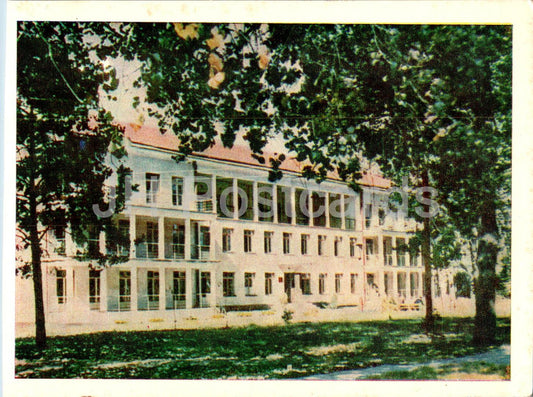 Druskininkai - sanatorium Dzukija - Lituanie URSS - inutilisé