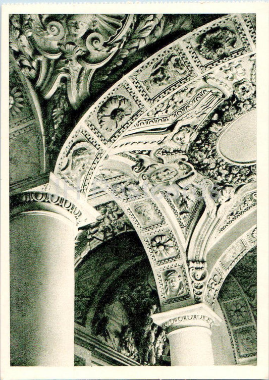 Vilnius - The Interior of St Peter and Paul Church - 1962 - Lithuania USSR - unused