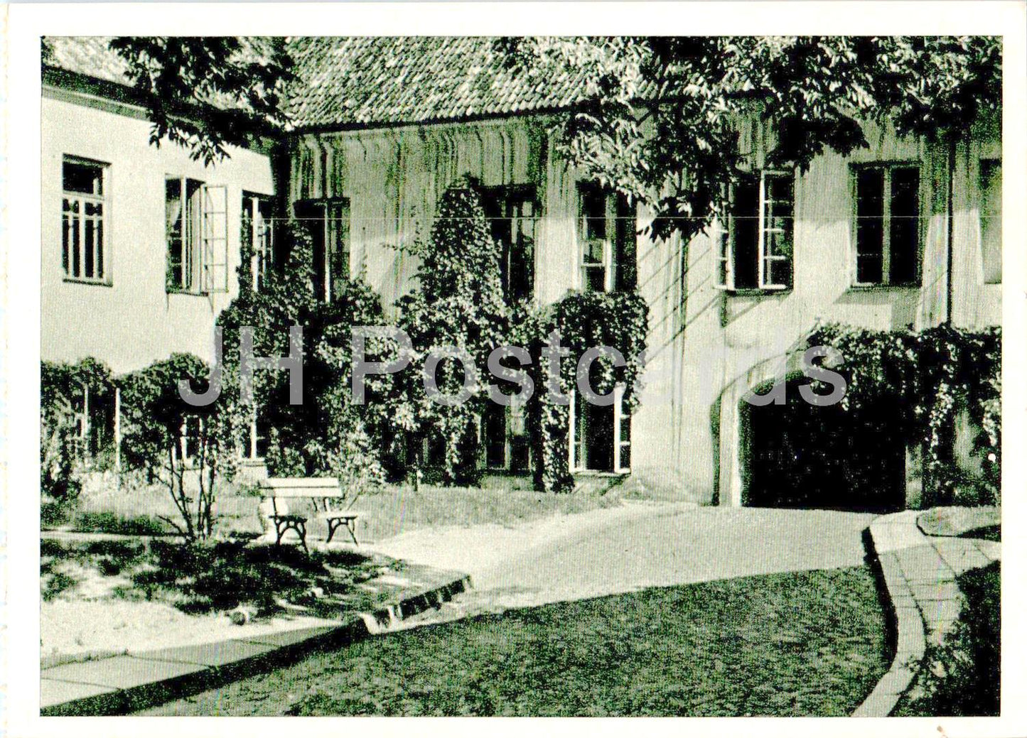 Vilnius - Cour du Musée commémoratif Adam Mickiewicz - 1962 - Lituanie URSS - inutilisé 