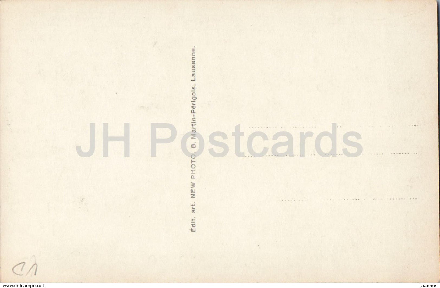 Col de Sonloup - les Dents du Midi et le Mont Blanc - panorama - Alps - 304 - old postcard - Switzerland - unused