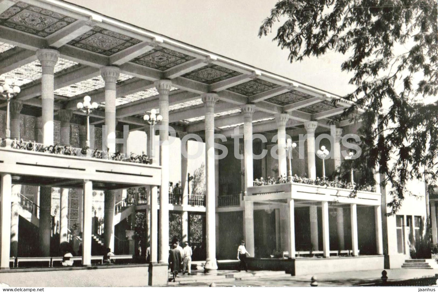 Dushanbe - Chaykhana Rohat - Teahouse Rohat - oriental pavilion - 1972 - Tajikistan USSR - unused - JH Postcards