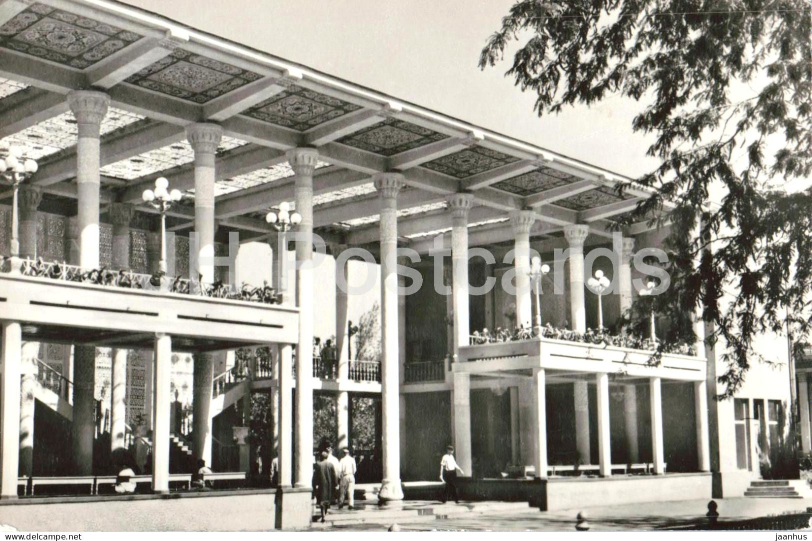 Dushanbe - Chaykhana Rohat - Teahouse Rohat - oriental pavilion - 1972 - Tajikistan USSR - unused - JH Postcards