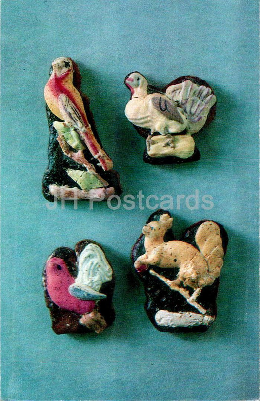 Pains d'épices russes - Pain d'épices figuré avec glaçage, années 1910 - 1975 - Russie URSS - inutilisé 