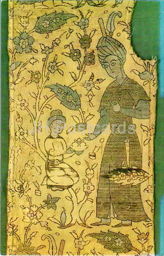 Antiquités orientales - Brocate de soie - Iran - 1974 - Russie URSS - inutilisé 