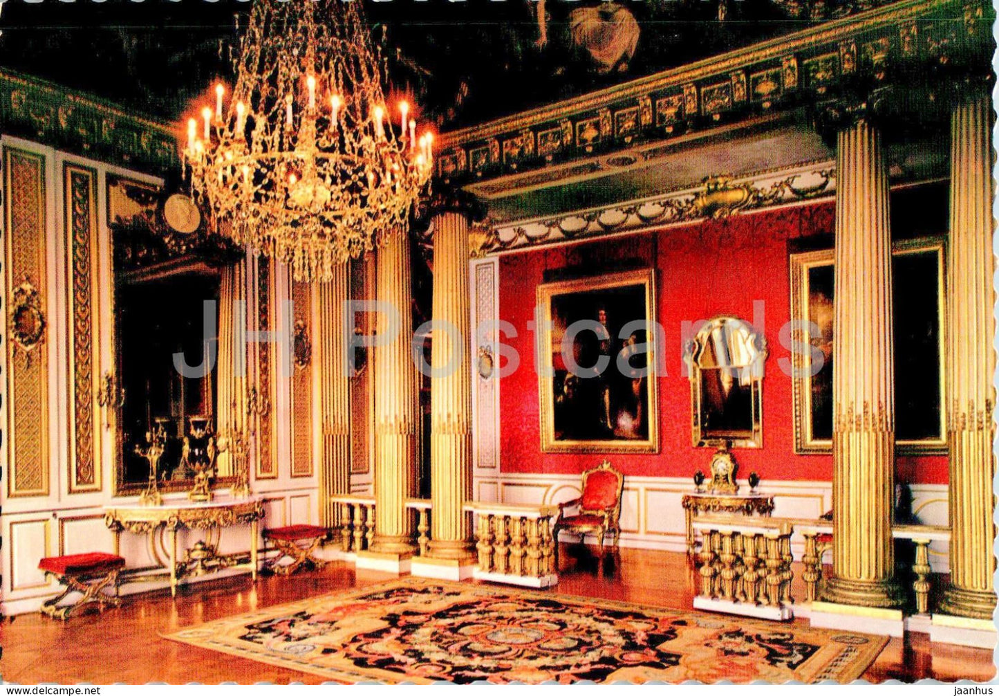Stockholm - Kungl Slottet - Sofia Magdalenas State Bedroom - The Royal Palace - Karl XI Gallery - 9321 - Sweden - unused - JH Postcards