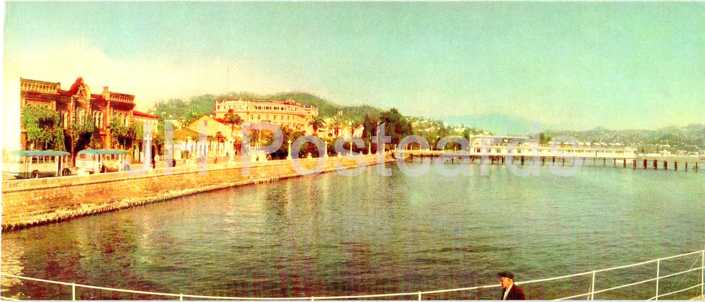 Soukhoumi - The Waterfront - Abkhazie - 1969 - Géorgie URSS - inutilisé 