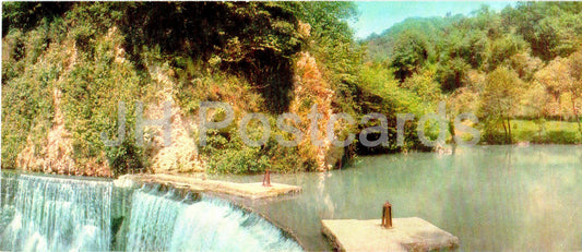 Akhali Atoni - Waterfall - Abkhazia - 1969 - Georgia USSR - unused