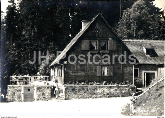 Mariborska koca 1080 m - Maribor Mountain Hut 1080 m - old postcard - 1962 - Slovenia Yugoslavia - used - JH Postcards