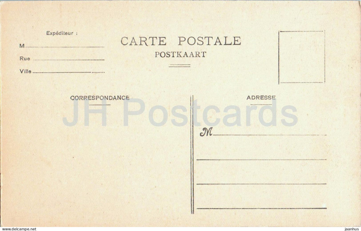 Environs d'Alsemberg - Entrée du Château - château - carte postale ancienne - Belgique - d'occasion 