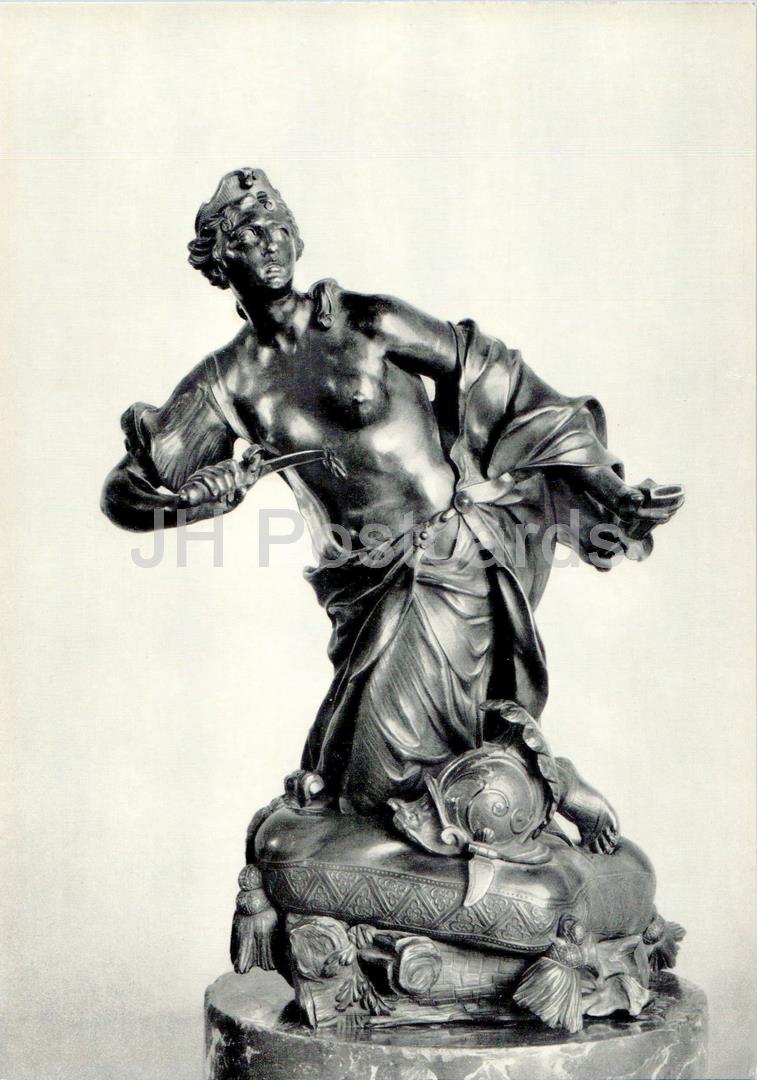 sculpture by Claude Augustin Cayot - Death of Dido - French art - Large Format Card - 1975 - Russia USSR - unused