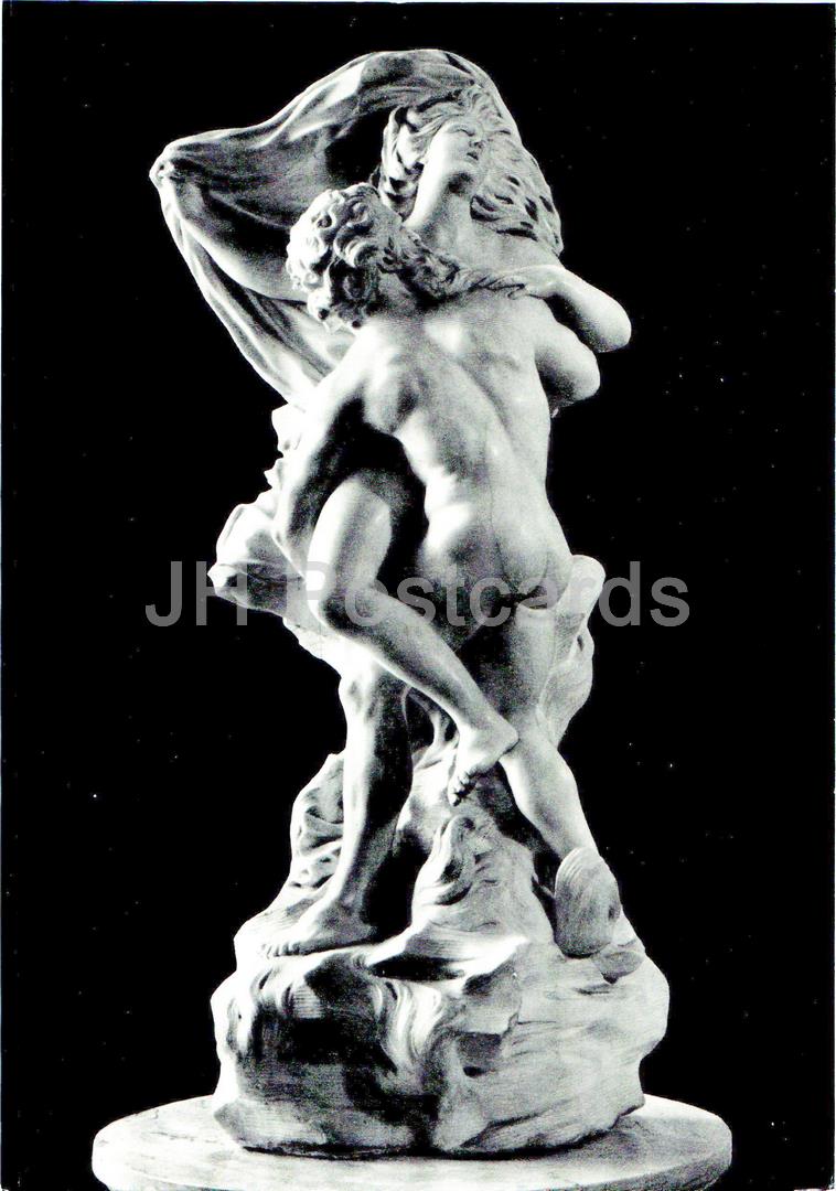 sculpture by Pierre Puget - Rape of Prosperina - French art - Large Format Card - 1975 - Russia USSR - unused