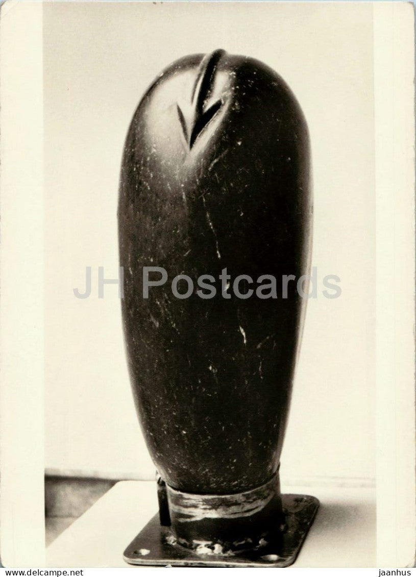 Etruscan sculpture - grave marker in black trachyte - Grabmal - ancient world - Die Meister Nr. 3174 - Germany - unused - JH Postcards