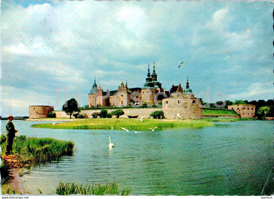 Kalmar Slott - castle - 212 - 1966 - Sweden - used - JH Postcards