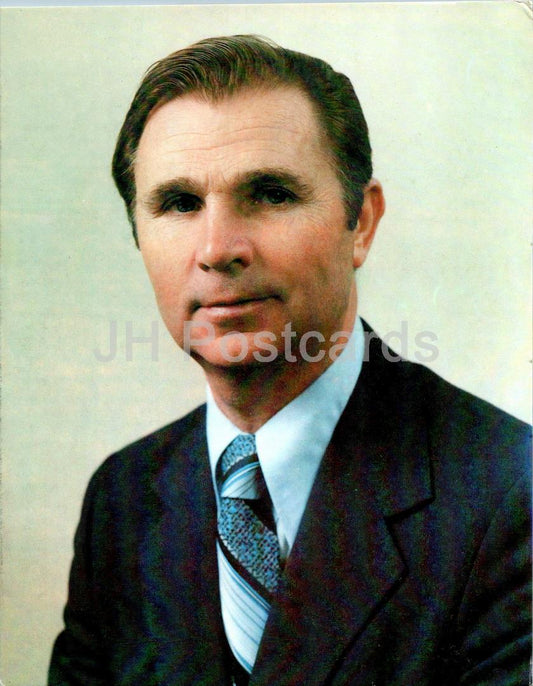 Viktor Tichonow – Eishockey – Cheftrainer – Sowjet – Sport – 1984 – Russland UdSSR – unbenutzt 