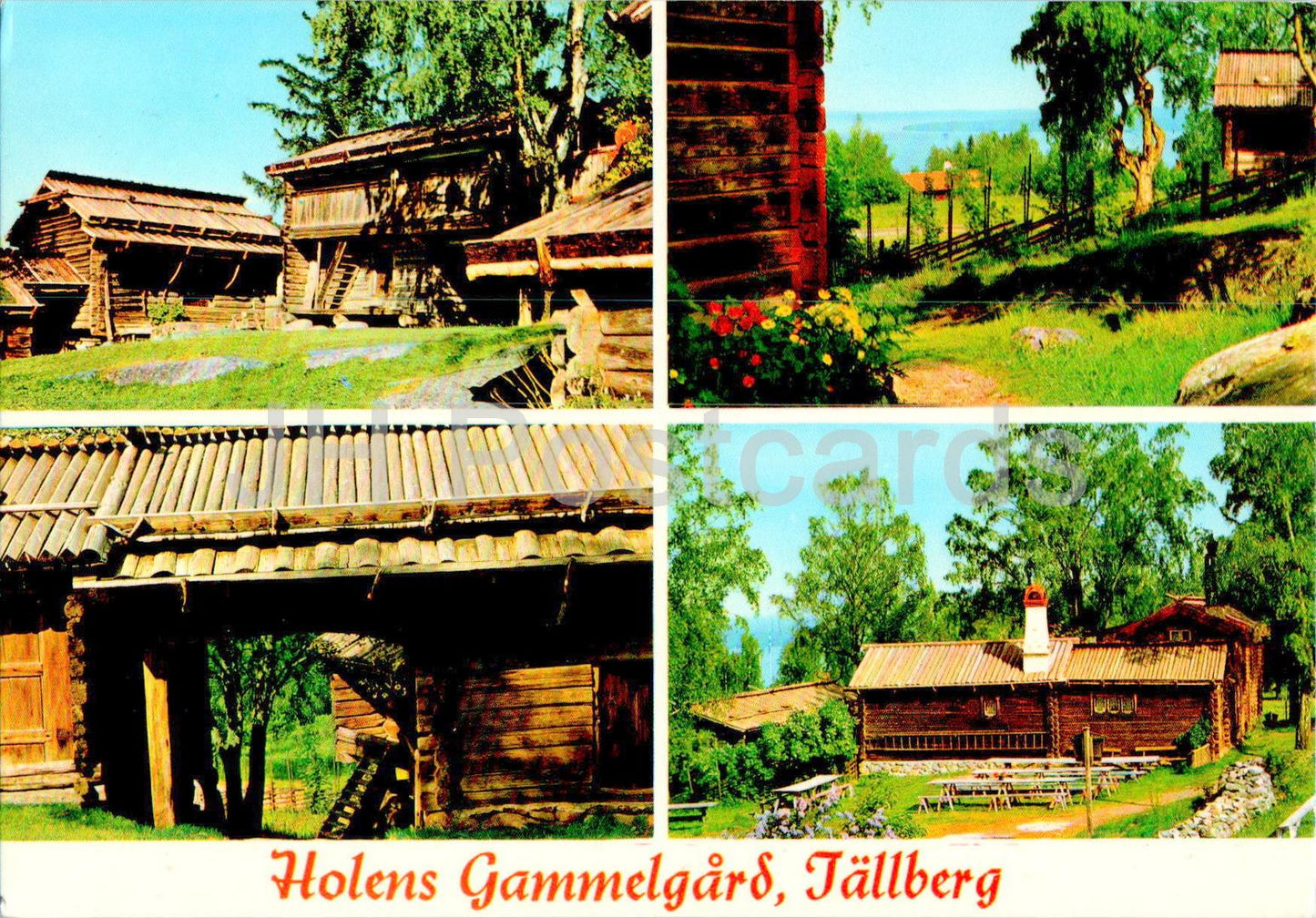 Dalarna - Holens Gammelgard - Tallberg - multiview - D-16-262F - 1989 - Suède - d'occasion 