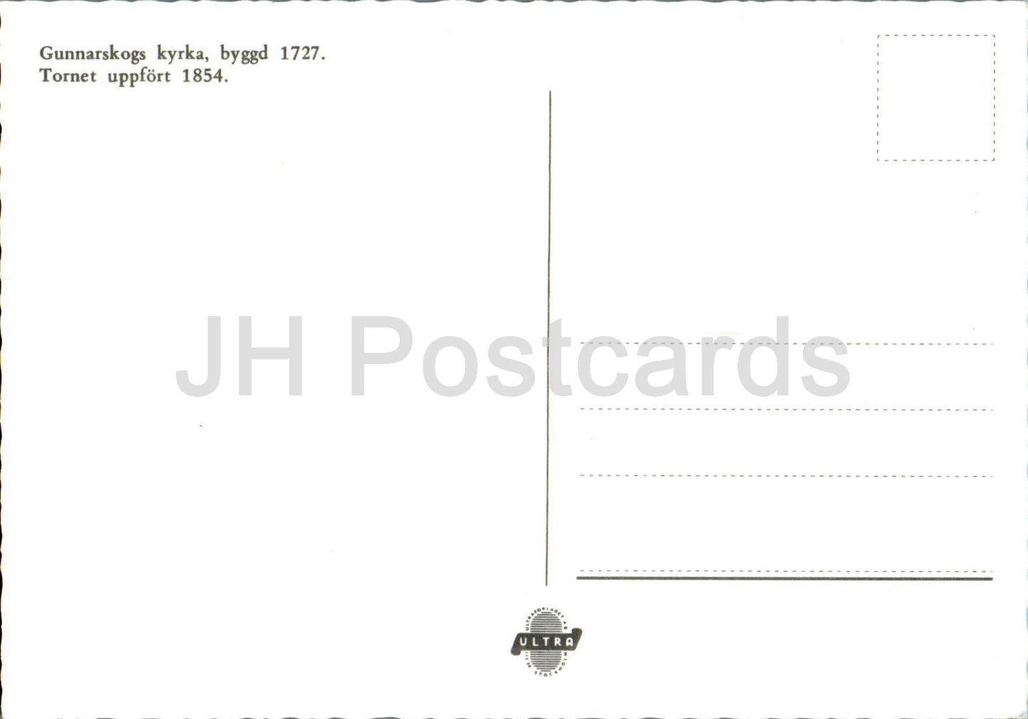 Gunnarskog - Kyrka - église - multiview - Suède - inutilisé 