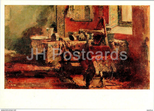 painting by I. Repin - Inteior - Russian art - 1979 - Russia USSR - unused - JH Postcards
