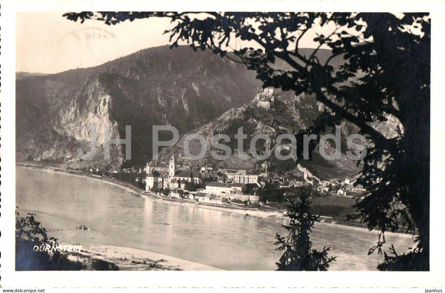 Durnstein an der Donau - general view - 464 - old postcard - 1938 - Austria - used - JH Postcards