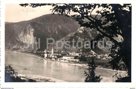 Durnstein an der Donau - general view - 464 - old postcard - 1938 - Austria - used - JH Postcards