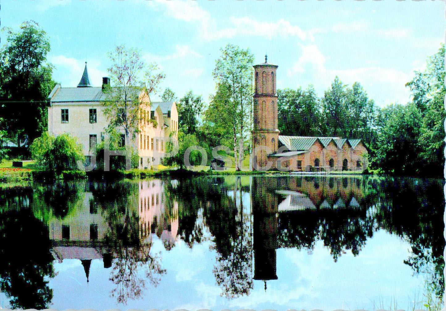 Munkfors - Gamla Brukskontoret och gamla Brandstation - Old Mill Office et ancienne caserne de pompiers - 8048 - Suède - utilisé 