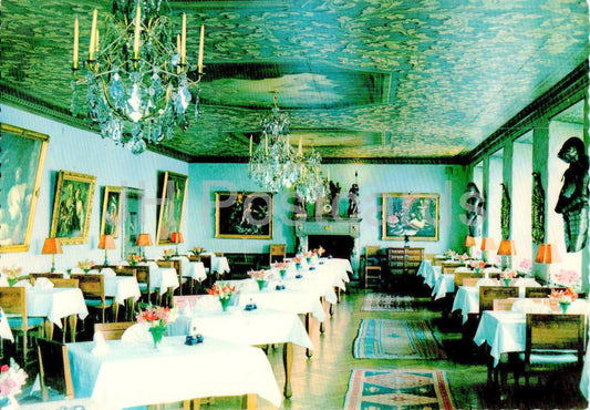 Gyllene Uttern - Stora matsalen - Golden Otter - La salle à manger principale - hôtel - Suède - inutilisé 