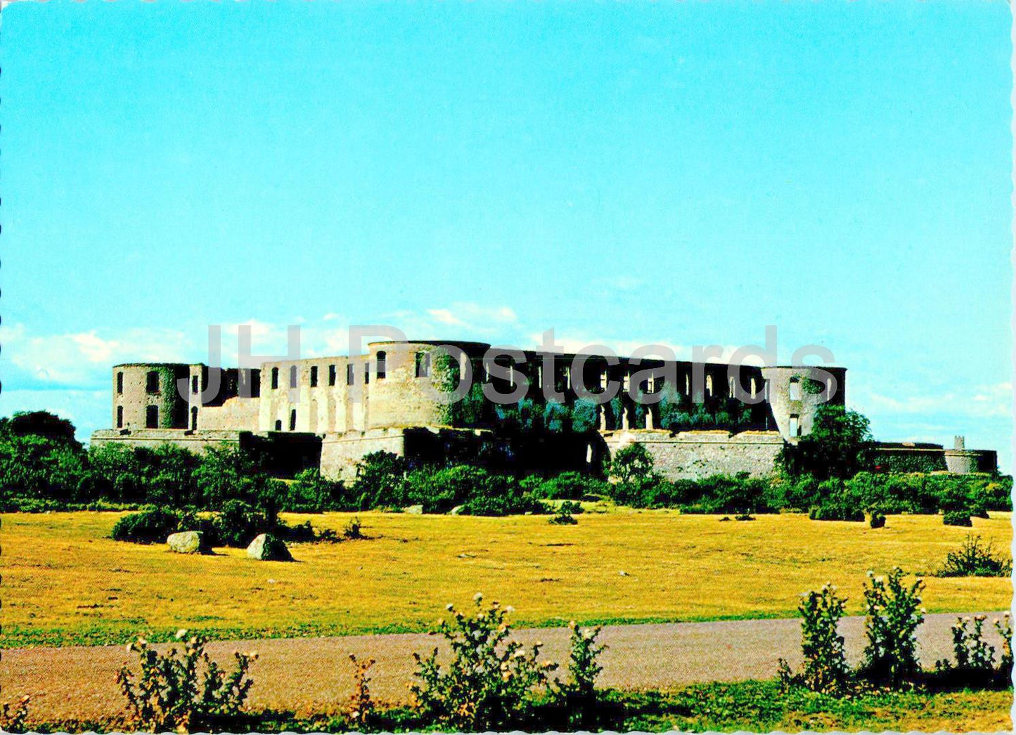 Borgholm - Slottsruinen - ruines du château - 2202 - Suède - inutilisé 