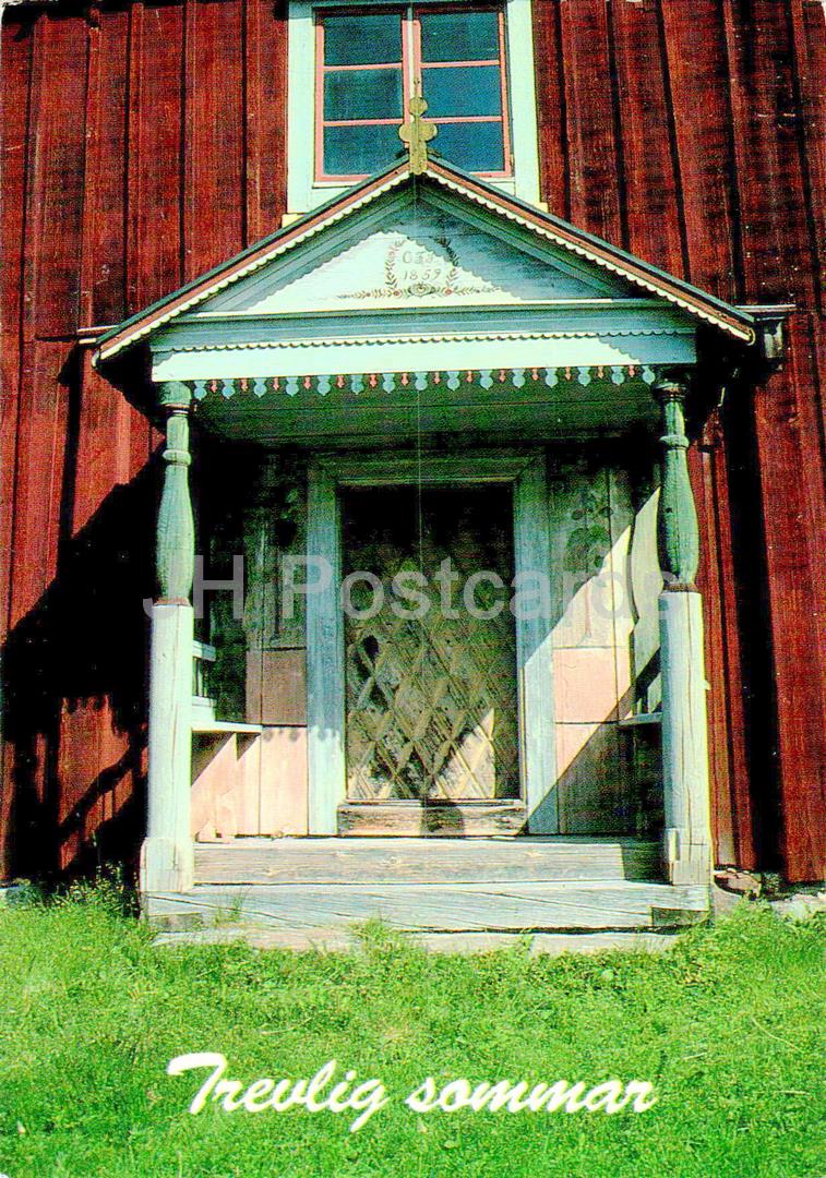 Dalarna – Trevlig Sommar – Eingang zum Haus – 20-40497 – Schweden – gebraucht 