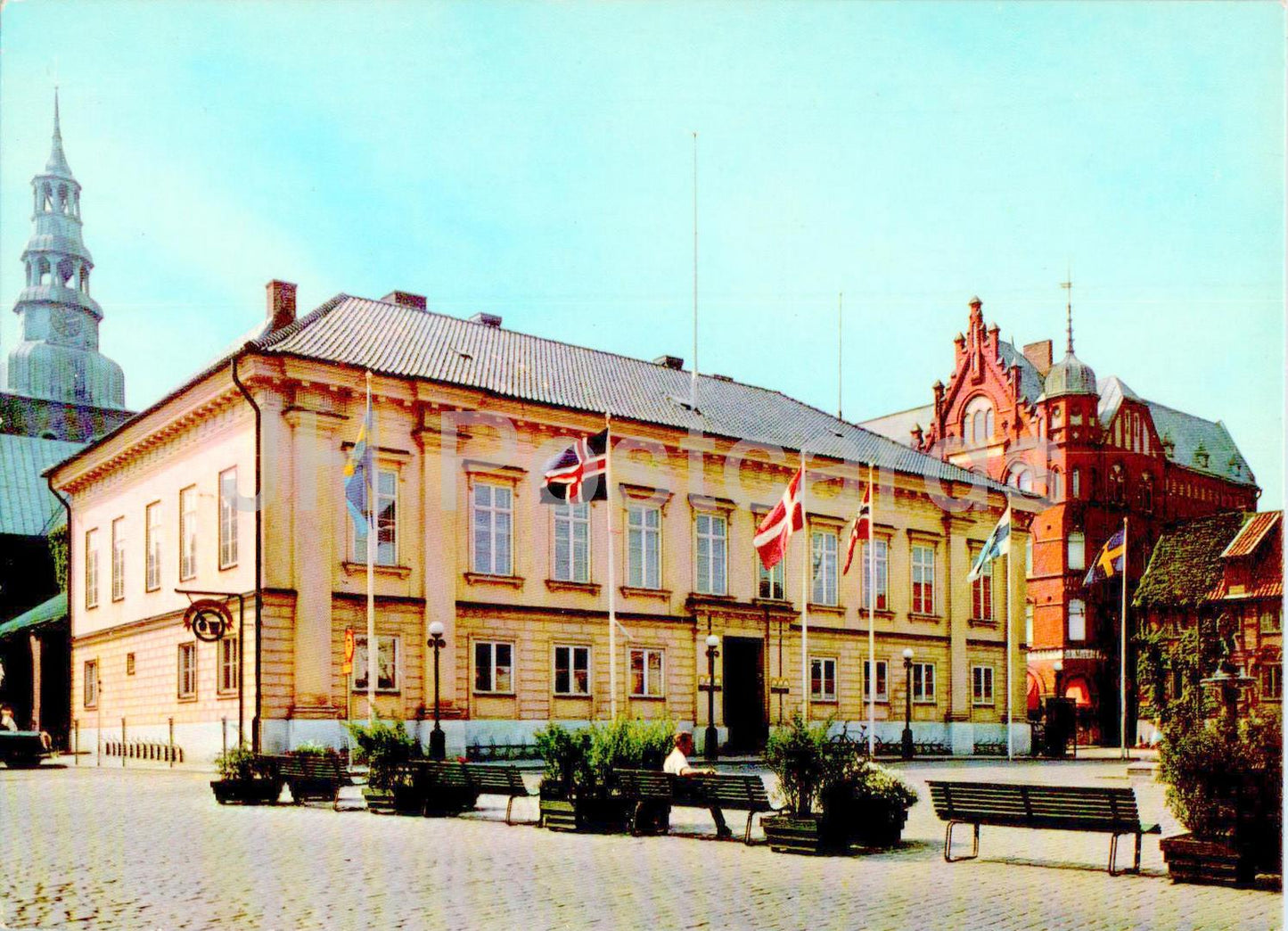 Ystad - Radhuset Stortorget - mairie - 331- 1974 - Suède - d'occasion 